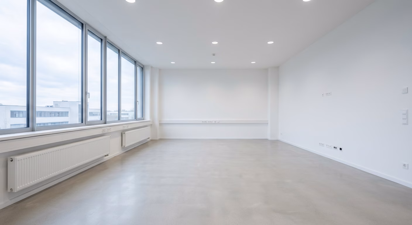 Bezugsfertiger Neubau nach professioneller Baureinigung