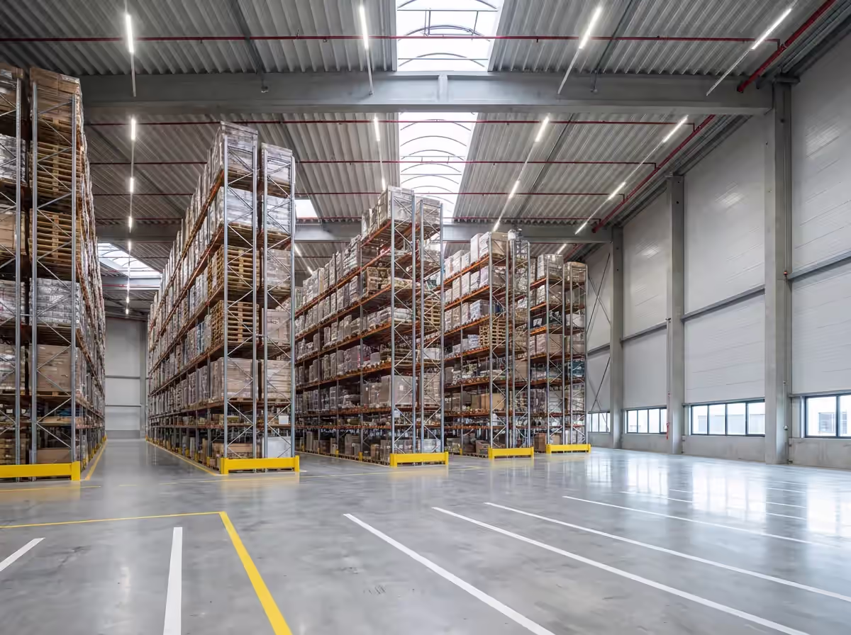 Lagerhallen reinigen