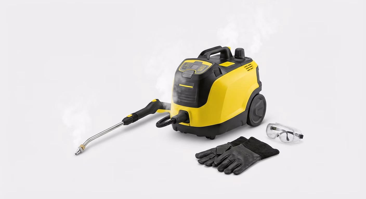 Heißdampfreinigung - Maschinenreinigung