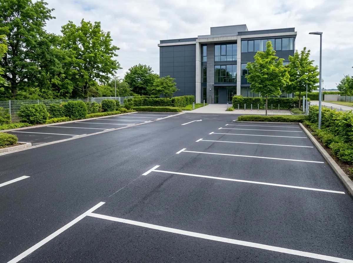 Parkplatzreinigung