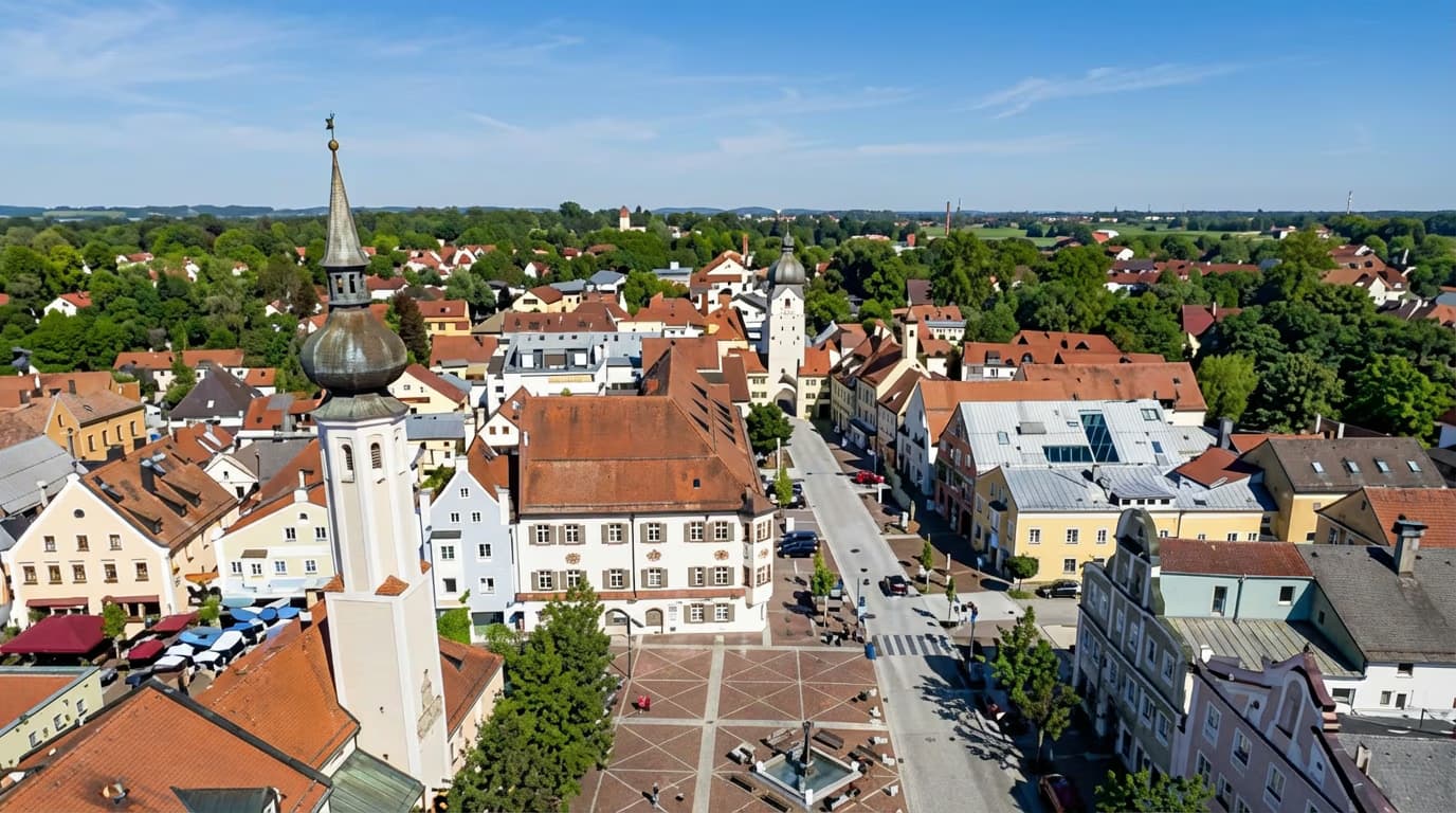 Erding - Stadtansicht