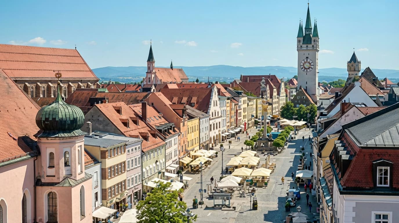 Straubing - Stadtansicht
