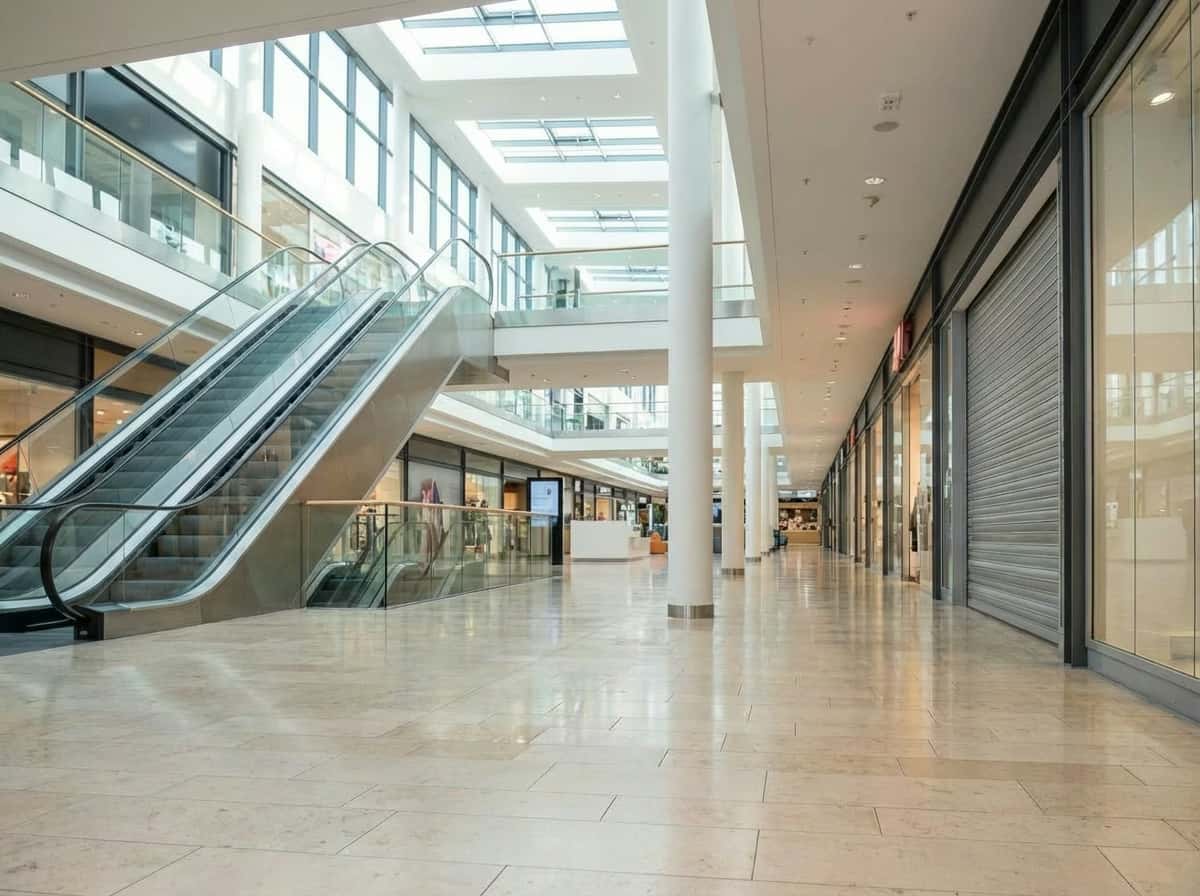 Einkaufszentrum Vollreinigung